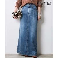 ราคา Direct from Japan Nissen กระโปรงยีนส์ยาว Soft Denim Maxi Skirt ไซส์ใหญ่ เนื้อผ้านุ่มพิเศษ ทรงสวย ใส่สบาย ไม่กระด้าง เอวยางยืดหลัง กระโปรงบาน แฟชั่นญี่ปุ่น (55658288043)