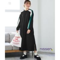ราคา Direct from Japan Nissen เดรสโอเวอร์ไซส์ทรงหลวม ลายเส้นสี สไตล์ลำลอง คอกลมแขนยาว ผ้ายืดคัตจอร์เจ็ต ใส่สบาย พรางหุ่นดี มีผ่าข้าง สำหรับสาวพลัสไซส์ (49356252508)