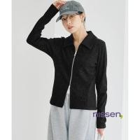 ราคา Direct from Japan Nissen เสื้อกลิตเตอร์ผ้าร่องมีปกซิปคู่ แมทช์ชุดเซทได้ ทรงหลวมพรางหุ่น ยืดหยุ่น ใส่สบาย ซักง่าย สไตล์ญี่ปุ่น (47406001399)