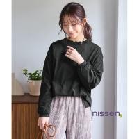 ราคา Direct from Japan Nissen เสื้อคัตตอนนุ่ม คอถักโครเชต์ ลายลูกไม้สวย ไซส์ใหญ่ พรางหุ่น ดูเพรียว ใส่สบาย แฟชั่นลำลองสุภาพ Nissen Spring Autumn (47056252584)
