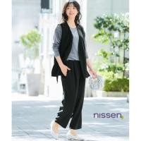 ราคา Direct from Japan Nissen ชุดเซ็ตเสื้อกั๊กยาว กระเป๋าเยอะ พกของสะดวก ไม่ต้องถือกระเป๋า แฮนด์ฟรี กางเกงทรงโคคูน เหมาะออกงาน ทำงาน มีไซส์ใหญ่ เสื้อกั๊ก ชุดทำงาน ชุดสุภาพ (42328804586)