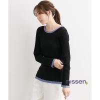 ราคา Direct from Japan Nissen เสื้อไหมพรมแขนยาวคอกลมลายร่องสีตัดกัน ดีไซน์สวยเพรียว ใส่สบาย มีไซส์ใหญ่ เสื้อถักแฟชั่นหญิงพร้อมส่ง สไตล์ญี่ปุ่น (40526952683)