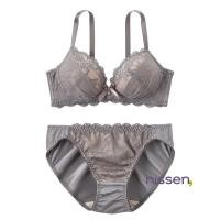 ราคา จัดส่งจากประเทศญี่ปุ่น Nissen ชุดชั้นในไร้โครงลูกไม้สีนู้ด ชุดบราและกางเกงใน Nudy ดันทรงสวย อกชิด ไร้โครงใส่สบาย อกดูอวบอิ่มเป็นธรรมชาติ พร้อมกางเกงในดีไซน์เรียบง่าย เน้นความกระชับเข้ารูป ใส่ได้ทุกวัน