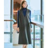 ราคา Direct from Japan Nissen เดรสเอี๊ยมคอวี ทรงเอผ้าเจอร์ซีย์วูลสัมผัสนุ่ม ไม่ยับง่าย ซักเครื่องได้ มีไซส์ใหญ่ ชุดทำงานลำลอง แฟชั่นญี่ปุ่น ผู้หญิง (52350577314)