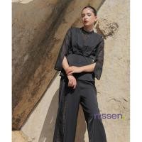 ราคา จัดส่งจากประเทศญี่ปุ่น Nissen ชุดเดรสออกงาน ชุดเซ็ต 2 ชิ้น เสื้อลูกไม้ กางเกงขาบานอสมมาตร ดีไซน์หรูหราจาก Callarus สำหรับงานแต่ง ปาร์ตี้ พรางหุ่น สวยเป๊ะ มีไซส์ใหญ่ สไตล์ญี่ปุ่น (44401913827)