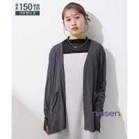 ราคา จัดส่งจากประเทศญี่ปุ่น Nissen เสื้อคาร์ดิแกนยาวสัมผัสเย็น กันยูวี สำหรับคนตัวเล็ก ไซส์มินิ สูง 150 ซม สบาย ระบายอากาศ แขนยาวมีช่องสอดนิ้ว เบา พับเก็บง่าย ปกปิดสะโพก เสื้อคลุมกันแดดแฟชั่นญี่ปุ่น พร้อมโ