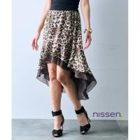 ราคา จัดส่งจากประเทศญี่ปุ่น Nissen กระโปรงยาวลายเสือดาวสุดชิค กระโปรงระบายปลายเฉียงสวยพริ้ว ชีฟองสองชั้น พรางหุ่น ไซส์ใหญ่พิเศษ เอวยางยืด สไตล์ญี่ปุ่นแท้ๆ ใส่สบาย ระบายอากาศดี โปร่งเบา ลดราคาพิเศษ ส่งฟรี (