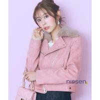 ราคา จัดส่งจากประเทศญี่ปุ่น Nissen เสื้อแจ็คเก็ตหนังกลับเทียม ดีไซน์ไบค์เกอร์ เสื้อกันหนาวคอปกแขนยาวสุดชิค สำหรับสาวอวบ พลัสไซส์ อัพเดทใหม่ล่าสุด ใส่สบายมาก แต่งเฟอร์นุ่มฟู ถอดได้ ปรับลุคได้หลากหลายสไตล์แฟ