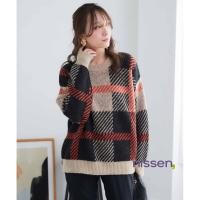 ราคา Direct from Japan Nissen เสื้อถักโอเวอร์ไซส์ เสื้อกันหนาวสไตล์เกาหลี ลายแจ็คการ์ดสีตัดกัน ทรงหลวม ใส่สบาย ขนาดใหญ่พิเศษ พลัสไซส์ สำหรับฤดูใบไม้ร่วงฤดูหนาว แฟชั่นผู้หญิง (42972603921)