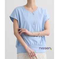ราคา จัดส่งจากประเทศญี่ปุ่น Nissen เสื้อยืดผ้าฝ้าย 100 คอวี แขนเสื้อทรงปีกนก นุ่มสบาย ระบายอากาศดี เย็นสบาย เหมาะกับหน้าร้อน ซักง่าย ดูแลรักษาง่าย สไตล์ญี่ปุ่น มินิมอล ใส่ได้ทุกวัน สำหรับผู้หญิง โปรโมชั่นพ