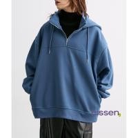 ราคา จัดส่งจากประเทศญี่ปุ่น Nissen Nissen เสื้อสเวตเตอร์ครึ่งซิปบุขนสไตล์ญี่ปุ่นแท้ๆ Soiunique ทรงโอเวอร์ไซส์ หลวมสบายใส่คลุมสะโพกแฟชั่นอินเทรนด์ อบอุ่น เหมาะกับอากาศเย็น สำหรับสาวพลัสไซส์ ซักง่าย พร้อมโปร