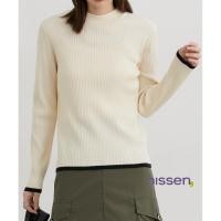 ราคา Direct from Japan Nissen เสื้อถักริบสีทูโทน แขนยาวแฟชั่นกันหนาว สไตล์ญี่ปุ่น สำหรับผู้หญิง เสื้อไหมพรมสวมใส่สบาย (41474658312)