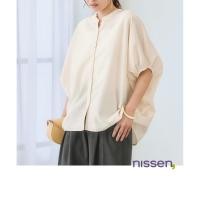 ราคา จัดส่งจากประเทศญี่ปุ่น Nissen เสื้อเชิ้ตแขนค้างคาว คอปกสไตล์ญี่ปุ่น เสื้อสตรีทรงหลวมโอเวอร์ไซส์ใส่สบาย พรางหุ่นสวย เนื้อผ้าดูแลง่าย ซักง่าย ไม่ต้องรีด ระบายอากาศดีเยี่ยมเหมาะกับหน้าร้อน แฟชั่นผู้หญิงไ