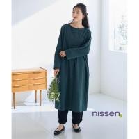 ราคา จัดส่งจากประเทศญี่ปุ่น Nissen ชุดเดรสโค้ทลายจุดคอตตอนแท้ 100 ทรงหลวม พลัสไซส์ ใส่สบายสุดๆ สไตล์ญี่ปุ่นแท้ Otona Purete เสื้อคลุมตัวยาว ชุดทำงาน ชุดออกนอกบ้าน ชุดคุณแม่ เสื้อผ้าผู้หญิง ไซส์ใหญ่ โปรโมชั