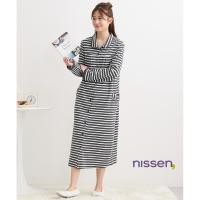 ราคา จัดส่งจากประเทศญี่ปุ่น Nissen ชุดคลุมท้อง ชุดให้นมผู้หญิง เดรสยาว ผ้าคอตตอนผสมนุ่มสบาย เปิดให้นมง่าย กระดุมหน้า คอปกน่ารัก ทรงหลวม ใส่ได้ทั้งก่อนและหลังคลอด คุณภาพญี่ปุ่น สำหรับแม่มือใหม่ คุ้มค่า ราคา