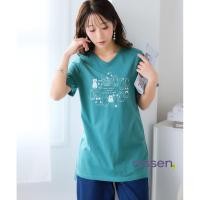 ราคา จัดส่งจากประเทศญี่ปุ่น Nissen เสื้อยืดพิมพ์ลายคอวี ผ้าฝ้าย 100 สัมผัสเย็นสบาย กันแดด UV ทรงทูนิคยาวคลุมสะโพก พรางหุ่นสวย มีไซส์ใหญ่พิเศษ เลือกได้หลายลายสวยๆ สไตล์ญี่ปุ่นแท้ ซักง่าย ไม่ต้องรีดเยอะ โปรโ