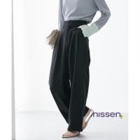 ราคา จัดส่งจากประเทศญี่ปุ่น Nissen กางเกงขาบานทรงสวยหรู สแลคจีบทวิตหน้า ผ้าพลิ้วทิ้งตัวพรางหน้าท้อง ใส่สบายมาก ผ้าลื่น เนื้อผ้าดีจากญี่ปุ่นแท้ กางเกงทำงานออกงานสวยหรูสำหรับผู้หญิงทุกสรีระ ใส่แล้วขาเรียวยาว
