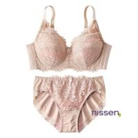 ราคา จัดส่งจากประเทศญี่ปุ่น Nissen บราไร้โครง ฟูลคัพ ชุดชั้นในพร้อมกางเกงใน สำหรับสาวอกอวบ รุ่น n FULLRE จาก Nissen Triumph ญี่ปุ่นแท้ โอบกระชับ เก็บเนื้อข้าง ปรับอกสวย ดันทรงธรรมชาติ ไม่อึดอัด ลดพิเศษ ส่ง