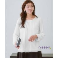 ราคา จัดส่งจากประเทศญี่ปุ่น Nissen เสื้อเบลาส์ชีฟองกัน UV แขน 9 ส่วน สไตล์ญี่ปุ่น ทรงหลวม ใส่สบาย ระบายอากาศดี ซับในนุ่ม ซักง่าย ไม่ต้องรีด ดีไซน์สวยหรูสำหรับสาวออฟฟิศ ใส่ได้ทั้งทำงานและเที่ยว เหมาะกับสาวพ