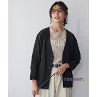 ราคา จัดส่งจากประเทศญี่ปุ่น Nissen เสื้อคลุมสูท V neck ไม่มีปกไซส์ใหญ่พิเศษ เสื้อสูทผู้หญิงแฟชั่นญี่ปุ่น ระบายอากาศดีเยี่ยม ใส่สบายตลอดวัน ซักง่าย แห้งไว กันแดด UV ไม่ต้องรีด ทรงหลวมสบายตัว ใส่ได้หลายโอกาส