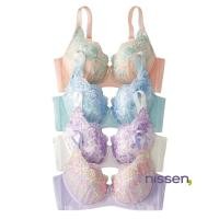 ราคา จัดส่งจากประเทศญี่ปุ่น Nissen บราไร้โครงเก็บข้างสูงทรงสวย ลายปักดอกไม้งดงาม แพ็ค 4 ชิ้น ใส่สบายไม่อึดอัด คุ้มค่าสุดๆ สำหรับสาวอวบ มีไซส์ใหญ่ พร้อมโปรโมชั่นดีๆ จากญี่ปุ่น เสื้อชั้นใน Nissen บราลายดอก (