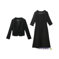 ราคา จัดส่งจากประเทศญี่ปุ่น Nissen ชุดไว้อาลัย ชุดพิธีการ ชุดเดรสและเสื้อคลุมไม่มีปก แขน 7 ส่วน เปิดด้านหน้า ผ้ายืด ใส่สบาย สวมใส่ง่าย คุณภาพญี่ปุ่น แท้ สำหรับงานศพ งานบุญ แบบยาวพิเศษ พร้อมเข็มกลัดโบว์ถอดไ