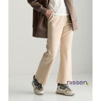 ราคา Direct from Japan Nissen กางเกงขาบานผ้าพอนเต้ผิวสัมผัสหนังกลับไซส์ใหญ่ ทรงสวยยืดหยุ่นสบาย ใส่ออฟฟิศหรือลำลองก็ดูดี แฟชั่นญี่ปุ่น (28493478084)