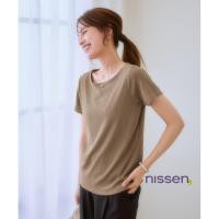 ราคา จัดส่งจากประเทศญี่ปุ่น Nissen เสื้อยืดแขนสั้นคอเรือกันโป๊ เนื้อผ้าร่องริบเกรดพรีเมียมจากญี่ปุ่น ใส่สบาย ไม่ต้องกลัวเห็นเสื้อใน ทรงหลวมพรางหุ่น เหมาะใส่ทำงาน ออฟฟิศ ซักง่ายไม่ยับ ไซส์ใหญ่สาวอวบใส่ได้ โ