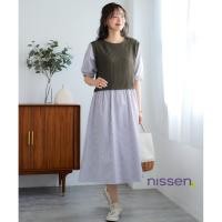 ราคา จัดส่งจากประเทศญี่ปุ่น Nissen ชุดเดรสไซส์ใหญ่ สไตล์เลเยอร์ เสื้อกั๊กทับ ทรงหลวม ใส่สบาย ระบายอากาศดี ซักง่าย ดีไซน์น่ารัก อำพรางหุ่นสวย แฟชั่นญี่ปุ่น มั่นใจทุกวัน มีโปรโมชั่นพิเศษ (27981424614)