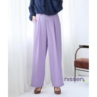 ราคา จัดส่งจากประเทศญี่ปุ่น Nissen กางเกงขาบานทรงหลวมพลัสไซส์ ไซส์ใหญ่พิเศษ ผ้าทิ้งตัว เนื้อนุ่มพริ้วสวยมีน้ำหนัก ใส่สบายไม่อึดอัด ยืดหยุ่นดีเยี่ยม ระบายอากาศ แห้งเร็ว ไม่ยับง่าย ซักง่าย พรางหุ่นให้ดูเพรีย