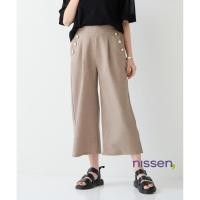 ราคา จัดส่งจากประเทศญี่ปุ่น Nissen กางเกงขากว้างไซส์ใหญ่พิเศษ ผ้าลินินเทียมเกรดพรีเมียม สวยหรู ใส่สบาย ระบายอากาศดีเยี่ยม ไม่ร้อน ไม่อับชื้น เนื้อผ้าทิ้งตัวพลิ้วไหว ไม่เหนียวเหนอะหนะ ซักง่าย แห้งไว ไม่ต้อง