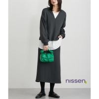 ราคา จัดส่งจากประเทศญี่ปุ่น Nissen ชุดเซ็ตแฟชั่นญี่ปุ่นสุดคุ้ม เสื้อแขนยาวคอวีทรงหลวมโอเวอร์ไซส์ กระโปรงทรงสอบบุผ้าฟลีซนุ่มพิเศษ ใส่สบายมาก พลางหุ่นสวย แมทช์ง่าย ซักเครื่องได้ สไตล์มินิมอลเกาหลี ชิคๆ ไซส์ใ