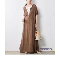 ราคา จัดส่งจากประเทศญี่ปุ่น Nissen เดรสยาวผ้าเรยอนลินิน สไตล์ญี่ปุ่นแท้ๆ ใส่สบาย ระบายอากาศดี มีไซส์ใหญ่พิเศษ พลางหุ่นสวยเป๊ะ เดรสแขนห้าส่วน ดีไซน์ 2 ทรงคุ้มค่า เหมาะกับอากาศร้อน ใส่ได้ทุกโอกาส ลดราคาพิเศษ
