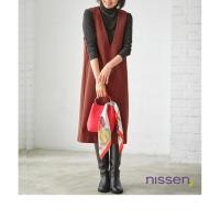 ราคา จัดส่งจากประเทศญี่ปุ่น Nissen เดรสเอี๊ยมคอวีลึกทรงตรง แฟชั่นญี่ปุ่นสไตล์มินิมอล ใส่สบาย เก็บหุ่นเพรียว อำพรางสัดส่วน มีไซส์ใหญ่พิเศษ เดรสยาวผู้หญิง ใส่ทำงาน ออกงาน ผ้าหนาทรงสวย ใส่ได้หลายฤดู คุ้มค่า ร