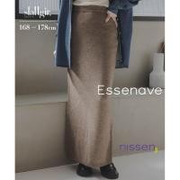ราคา Direct from Japan Nissen สำหรับคนสูง กระโปรงไหมพรม ทรงตรง ไซส์พิเศษ เข้าชุดได้ เอวยางยืด ใส่สบาย ผ้านุ่มนิ่ม ยืดหยุ่น แฟชั่นฤดูหนาว Nissen Essenave (43225608679)