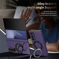 ราคา เคสสําหรับ Galaxy ZTriFold ZFold7 ฝาครอบโทรศัพท์หนังพับ ขายึดแหวนเคสกันกระแทก Z Tri Fold 7 Fold7 Samsung GalaxyZTriFold GalaxyZFold7 TriFold ZBTri (54705853224)
