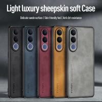 ราคา เคสสําหรับ Vivo V70 V70FE V60 V60lite ฝาครอบโทรศัพท์หนังหรูหรานุ่มย้อนยุค เคสกันกระแทก Anti Fall Back Casing VivoV70 VivoV70FE VivoV60 VivoV60lite (47507639681)