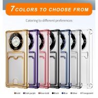ราคา เคสสําหรับ Honor X9c X8c X7c X9b X6b WithLens Card Wallet Electroplate Phone Cover X7b X8a X7a เคสกันกระแทก TPU Slot HonorX9c HonorX8c HonorX7c HonorX9b HonorX6b (41153618208)