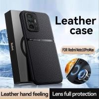 ราคา เคสสําหรับ Xiaomi Redmi Note 10 10s 10Pro 9s 9Pro ผ้าคลุมรถแม่เหล็กหนังลายลิ้นจี่ เคสกันกระแทก Clemence Note10 Note10s Note10Pro Note9s Note9Pro (27800273311)