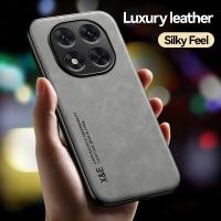 ราคา เคสสําหรับ Xiaomi Poco X7 X7Pro Silky Feel Luxury Leather Magnetic Car Holder Phone Cover เคสกันกระแทก Mi PocoX7 PocoX7Pro XiaomiPocoX7 XiaomiPocoX7Pro Pro (25240153607)