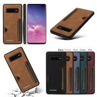 ราคา สําหรับ Galaxy S10 S9 S8 Note10 S10e เคสกระเป๋าสตางค์หนัง ใส่โทรศัพท์ได้ เคสโทรศัพท์มือถือ ป้องกันกระแทก พร้อมช่องใส่บัตร สําหรับ Samsung S10Plus S9Plus S8Plus Note10Pro (18485465053)