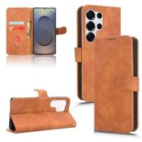 ราคา เคสสําหรับ Galaxy S25 S25Ultra S25Edge Skin Feel Matte Magnetic Flip Leather Phone Cover เคสกันกระแทกช่องเสียบการ์ดขายึด GalaxyS25 GalaxyS25Ultra GalaxyS25Edge Samsung (47757351807)