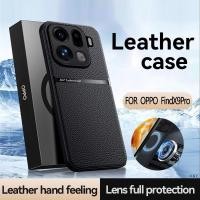 ราคา เคสสําหรับ OPPO Find X9 X9Pro X8 X8Pro ผ้าคลุมรถแม่เหล็กหนังลายลิ้นจี่ เคสกันกระแทก Clemence FindX9 FindX9Pro FindX8 FindX8Pro (44424870238)