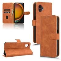 ราคา เคสสําหรับ Galaxy XCover 7Pro 7 6Pro 5 Skin Feel Matte Magnetic Flip Leather Phone Cover เคสกันกระแทกช่องใส่การ์ด Bracket Holder XCover7Pro XCover7 XCover6Pro XCover5 Samsung (24044213959)