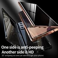 ราคา ความเป็นส่วนตัวสําหรับ Galaxy Note20Ultra Note10 เคสโทรศัพท์กรอบโลหะแม่เหล็กกันกระแทกสําหรับ เคส Note20 Ultra Samsung เคสกระจกนิรภัยสองด้าน (3261806390)