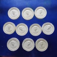 ราคา ถูกๆ 10 องค์ พระผง หลวงปู่รอด วัดสันติกาวาส จ พิษณุโลก ผ4 นบ 67 8 20 P1 (29758563359)