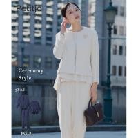 ราคา Direct from Japan Nissen ชุดสูททางการ 3 ชิ้น สำหรับผู้หญิงไซส์เล็ก 150 ซม เสื้อแจ็คเก็ตคอปกกลม เสื้อเบลาส์เปปลัม กางเกงทรงเทเปอร์ ชุดไปงานแต่ง งานพิธีการ (49307364578)