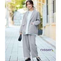 ราคา Direct from Japan Nissen ชุดเซ็ตเสื้อแจ็คเก็ต กางเกงกระเป๋าเยอะ ไม่ต้องถือกระเป๋า ทรงหลวม ใส่ทำงาน เดินทาง และพิธีการ ชุดลำลองผู้หญิงสไตล์ญี่ปุ่น ใส่สบาย (43328809423)