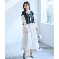 ราคา จัดส่งจากประเทศญี่ปุ่น Nissen เดรสเชิ้ตผ้าถักแต่งแขนรูด สไตล์เสื้อกั๊ก ให้ลุคเรียบหรูดูดี มินิมอล ใส่สบาย นุ่ม ไม่คัน ระบายอากาศดี พรางหุ่นสวย มีไซส์ใหญ่พิเศษสำหรับสาวอวบ แฟชั่นญี่ปุ่นแท้ ใส่ได้ทุกวัน