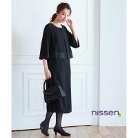 ราคา จัดส่งจากประเทศญี่ปุ่น Nissen ชุดเดรสยาวสีดำซักได้ ไม่ต้องรีด เปิดหน้า แขนห้าส่วน พลัสไซส์ ลูกไม้ชายกระโปรง หรูหรา ใส่สบาย ระบายอากาศดี พรางหุ่น ดูแลง่าย เหมาะกับหน้าร้อน ใส่ทำงาน ใส่พิธีการ แฟชั่นญี่